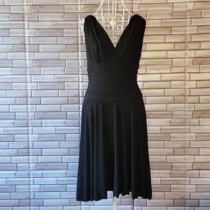 Ariella black midi dress Size XS